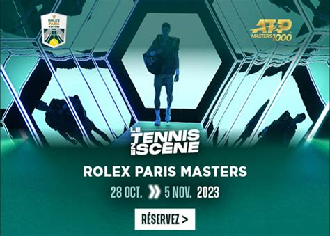 rolex paris masters billets